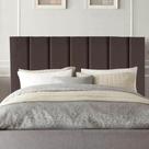 Cabeceira Estofada Cama Solteiro 100 Cm Maya material sintético E Frame marrom