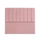 Cabeceira Estofada Carla 140 Suede Rosa