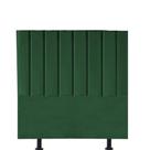 Cabeceira Estofada Carla 90cm Solteiro Para Cama Colchão Box Quarto Suede Verde - Aurora Line