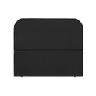 Cabeceira Estofada Casal Alana 140cm Linho Preto