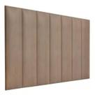 Cabeceira Estofada Casal Queen 1,60cm Bege Sued Pérola Quarto Decoração Lisa