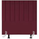 Cabeceira Estofada De Cama Solteiro Box 100 Cm Maya Suede E Frame bordô