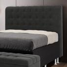 Cabeceira Estofada Decorativa para Cama Box Dama 140 para Cama de Casal Suede Cinza Aradecor