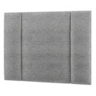 Cabeceira Estofada Iluminação Led Glow Cama Solteiro 90 Cm Linho Cinza Cabeceira Estofada Iluminação Led Glow Cama Solteiro 90 Cm Linho Cinza