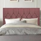 Cabeceira Estofada Istambul Capitonê 195cm King Size Box Quarto Suede Rose Gold - Ahazzo Móveis