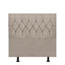 Cabeceira Estofada Istambul Capitonê 90cm Solteiro Box Quarto material sintético Bege - Gat Magazine