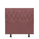 Cabeceira Estofada Istambul Capitonê 90cm Solteiro Box Quarto Suede Rose Gold - Gat Magazine