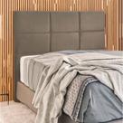 Cabeceira Estofada Milena 1,95 Sued Star Confort