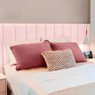 Cabeceira Estofada Para cama Box Casal 1,40 Madri Suede Rosa BB