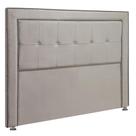 Cabeceira Estofada Para Cama Box Casal 140cm Ravena Veludo Bege