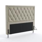 Cabeceira Estofada Para Cama Box Centaurus 195 Para Cama King Bege Aradecor Cabeceira Estofada Para Cama Box Centaurus 195 Para Cama King Bege Aradecor