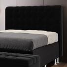 Cabeceira Estofada para Cama Box Dama 140 para Cama de Casal Suede Marrom Aradecor