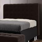 Cabeceira Estofada para Cama Box Dama 160 para Cama Queen Suede Marrom Aradecor