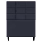 Cabeceira Estofada Para Cama Box De Solteiro Florem Suede 90 cm Cabeceira Estofada Para Cama Box De Solteiro Florem Suede 90 cm