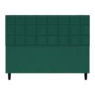 Cabeceira Estofada Para Cama Box Queen Florem Suede 160 cm