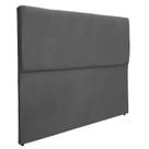 Cabeceira Estofada Para Cama Luxo Lisa Clean Suede RBL
