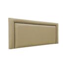 Cabeceira Estofada Para Cama Luxo Lisa Premium Linho RBL
