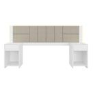 Cabeceira Estofada Para Cama Queen Dubai Com Led Bra/beg- M. Arapongas