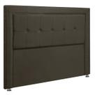 Cabeceira Estofada Ravena para Cama Box Queen Size 160cm Veludo Marrom Cabeceira Estofada Ravena para Cama Box Queen Size 160cm Veludo Marrom