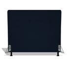 Cabeceira Estofada Rubi 195 cm Para Cama Box Quarto King Size MV Estofados Suede Azul Marinho
