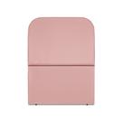 Cabeceira Estofada Solteiro Alana 90cm Suede Rosa