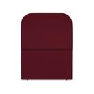 Cabeceira Estofada Solteiro Alana 90cm Suede Vinho