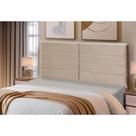 Cabeceira Estofados Casal Queen Quarto 1,64cm Lídia Suede Bege Madelina Decor