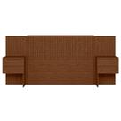 Cabeceira Extensiva para Cama Casal Queen King Olinda Marrom Nogueira