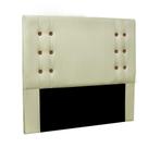 Cabeceira Genova Cama Box Casal 195cm Linho Rustico Natural - SSX Multicoisas