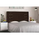 Cabeceira Gênova Para Cama Box Casal 140 cm Suede Café S04 - D'Rossi