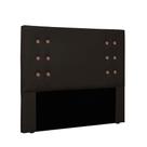 Cabeceira Gênova Para Cama Box King 195 Cm material sintético Marrom - D'rossi