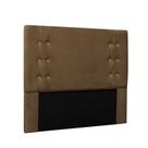 Cabeceira Gênova Para Cama Box Queen 160 Cm Suede Caramelo - D'rossi