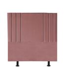 Cabeceira Grécia Cama Box Casal 140 cm Suede Rose