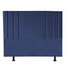 Cabeceira Grécia Cama Box Casal 160 cm Suede Azul