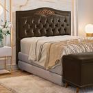 Cabeceira Holanda 195cm King Size Estofada Veludo Star Confort