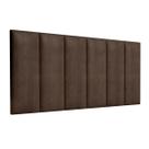 Cabeceira Imperial modular p/ Cama Box Queen 160 cm - Marrom