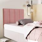 Cabeceira Isis Clássica Pendente Dobrável Cama Box Solteiro 0,90 cm Rose