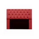 Cabeceira Italia King 185cm Suede Vermelho