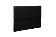 CABECEIRA JORDANIA QUEEN PRETA 160 x 106 CM