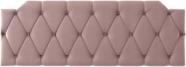 Cabeceira Kelly Box Estofada Painel Quarto Queen 1,40 Suspensa Almofadada Luxo Rosa - PC MÓVEIS