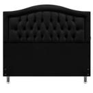 Cabeceira King 195 Cama Box Sophia Provençal Preto Suede Com Pés RBL