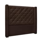 Cabeceira King 195cm Imperial Suede Café - Lucadi Home