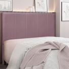 Cabeceira King 195cm Veludo Ravenna Roxo