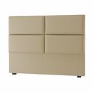 Cabeceira King Bia 195 CM Suede Marfim - D A Decor