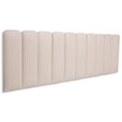 Cabeceira King Estofada de Colar na Parede Kit 10 Placas Modelo Arredondada - Várias Cores