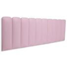 Cabeceira King Estofada de Colar na Parede Kit 10 Placas Modelo Arredondada - Várias Cores