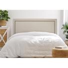 Cabeceira King Estofada para Cama Box com Tachas 193x60cm Reta Luxo