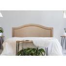Cabeceira King Estofada para Cama Box, Modelo Curva Luxo com Tachas 1,93m x 0,60m, Sintético, Suede e Veludo