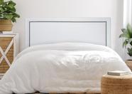 Cabeceira King Estofada Para Cama Box - Reta Luxo Com Tachas 193 x 60