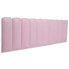Cabeceira King Kit 10 Placas Modelo Arredondada - material sintético Rosa Cabeceira King Kit 10 Placas Modelo Arredondada - material sintético Rosa